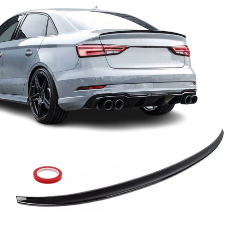 Eleron Portbagaj Compatibil Audi A3 8V Sedan 2013 - 2020 Negru Lucios