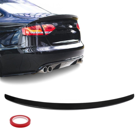 ELEROANE - Eleron Portbagaj Compatibil Audi A4 B8 Sedan 2008 - 2015 Negru Lucios