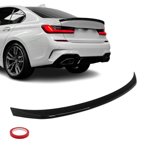 Seria 3 G20 - Eleron BMW G20 negru lucios – spoiler portbagaj Performance V2 2019-2026