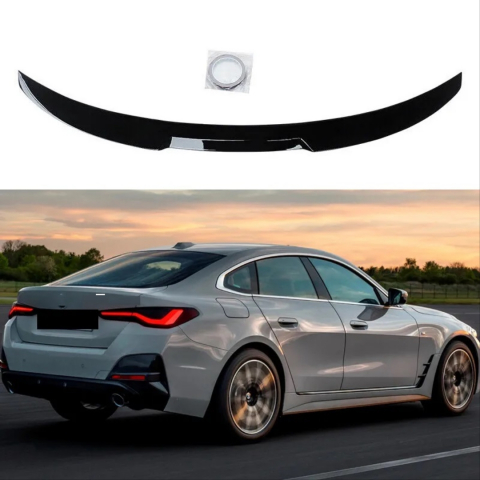 ELEROANE - Eleron Portbagaj Compatibil BMW Seria 4 G26 2021+ Negru Lucios