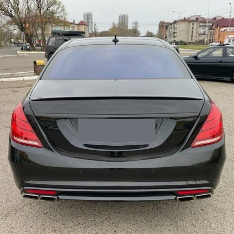 Eleron Portbagaj Compatibil Mercedes Clasa S W222 2013-2020 Negru Lucios [2]