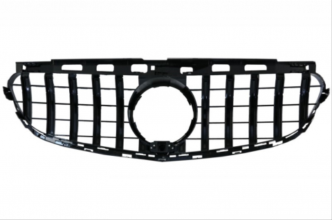 Grila Centrala Compatibilă Mercedes E-Class W212 S212 Facelift 2013-2016 GT-R Negru Lucios [3]