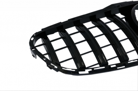Grila Centrala Compatibilă Mercedes E-Class W212 S212 Facelift 2013-2016 GT-R Negru Lucios [2]