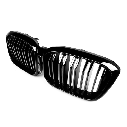 Grile Centrale Compatibile BMW X3 G01 LCI G02 X4 LCI 2021 - 2024, Negru Lucios [2]