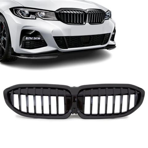 GRILE TUNING AUTO - Grile BMW Seria 3 G20 G21 2019-2022 Negru Lucios Tuning