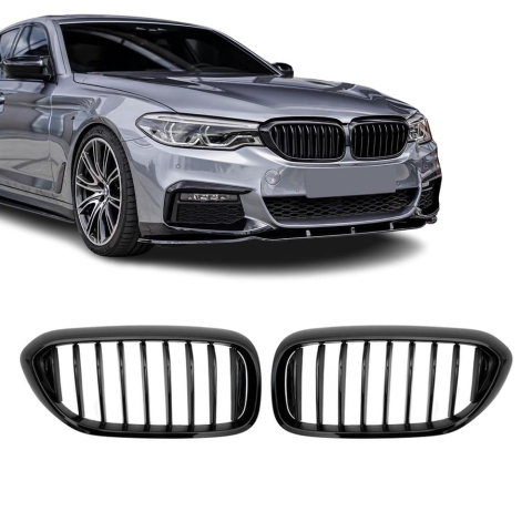 GRILE - Grile BMW Seria 5 G30 G31 2017-2019 Negru Lucios