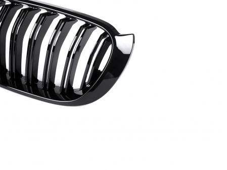 Grile Duble Compatibile BMW X3 X4 F25 F26 LCI 2015-2018 Negru Lucios [3]
