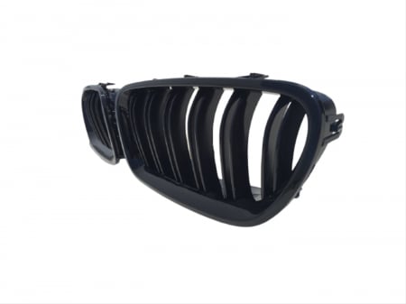 Grile-Duble-Compatibile-BMW-F10-Seria-5-(2010-Up)-Negru-Lucios [3]