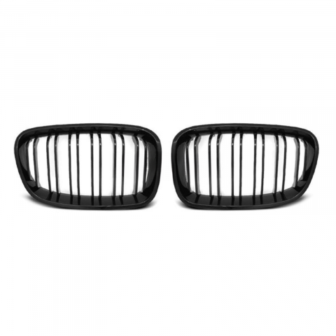 Grile Duble BMW F20 2011-2015 Negru Lucios – Piese Auto Tuning pentru BMW Seria 1 [2]