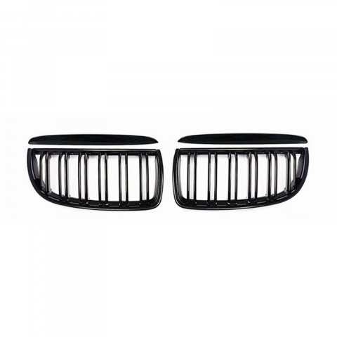 GRILE COMPATIBILE BMW - Grile Duble Compatibile BMW Seria 3 E90 NFL, Negru Lucios