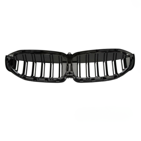 Grile Duble Compatibile BMW Seria 3 G20 / G21  Negru Lucios [3]
