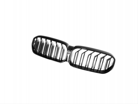 Grile Duble Compatibile BMW Seria 5 G30 G31 Facelift 2020+ Negru Lucios [2]