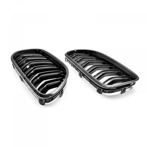 Grile Duble BMW Seria 6 F06 F12 F13 Negru Lucios [1]