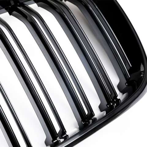 Grile Duble Compatibile BMW X3 G01 11.2017-up X4 G02 02.2018-up Negru Lucios [2]