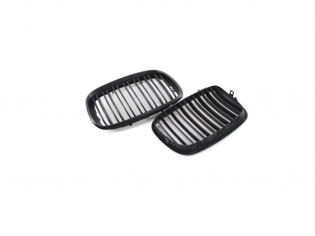 Grile Duble Compatibile BMW X5 E70 X6 E71 Negru Lucios [2]