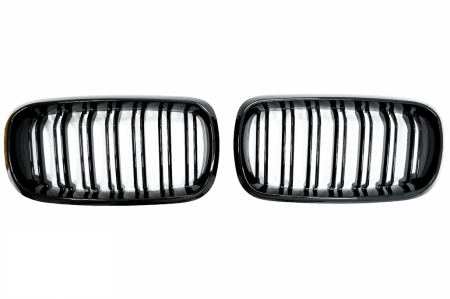 Grilă dublă negru lucios BMW X5 F15 2014-2018