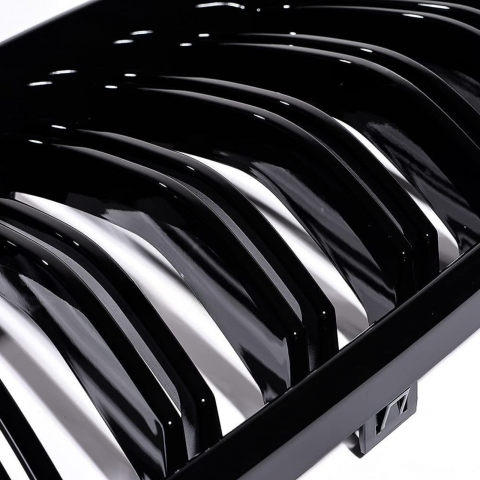 Grile Duble Compatibile BMW X3 F25 2011-2014 Negru Lucios [2]