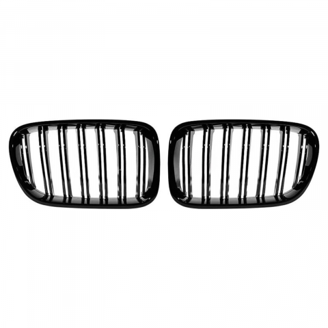 Grile Duble Compatibile BMW X3 F25 2011-2014 Negru Lucios [1]