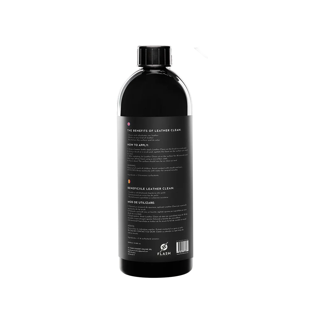 Leather Clean 1L – Soluție Profesională pentru Curățarea Pielii Auto [1]