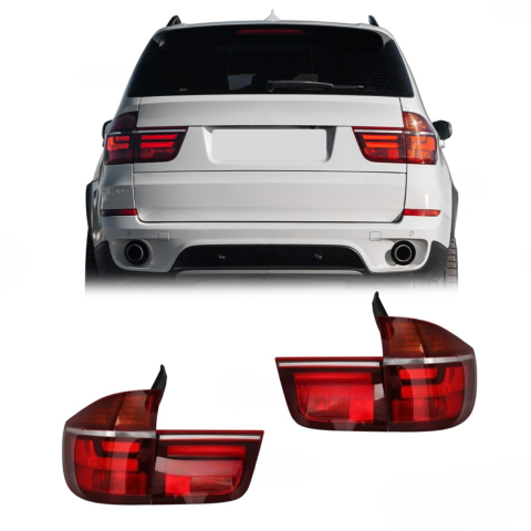 STOPURI - Stopuri LED Compatibile BMW X5 E70 (07 - 10) Light Bar LCI Facelift Look