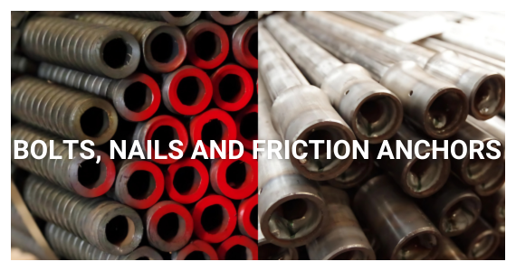 Bolts, nails and friction anchors