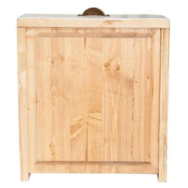 Banc de tamplar,  L116*63*H90 cm, 4 sertare, alb antic, lemn masiv [12]