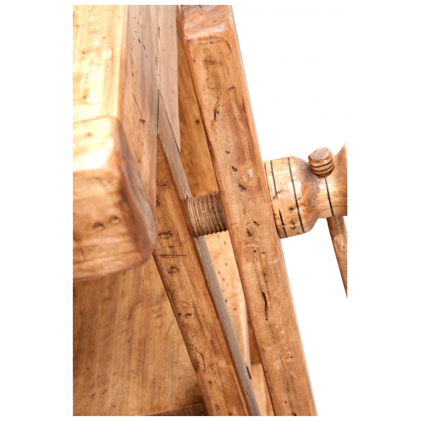 Banc de tamplar,  L116*63*H90 cm, 4 sertare, natur, lemn masiv [8]