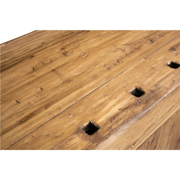 Banc de tamplar, L184*74*H92 cm, usi glisante, natur antic, lemn masiv [8]