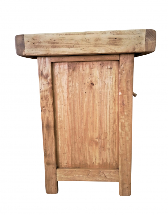 Banc de tamplar, L64*57*H84 cm,  4 sertare, natur antic, lemn masiv [5]