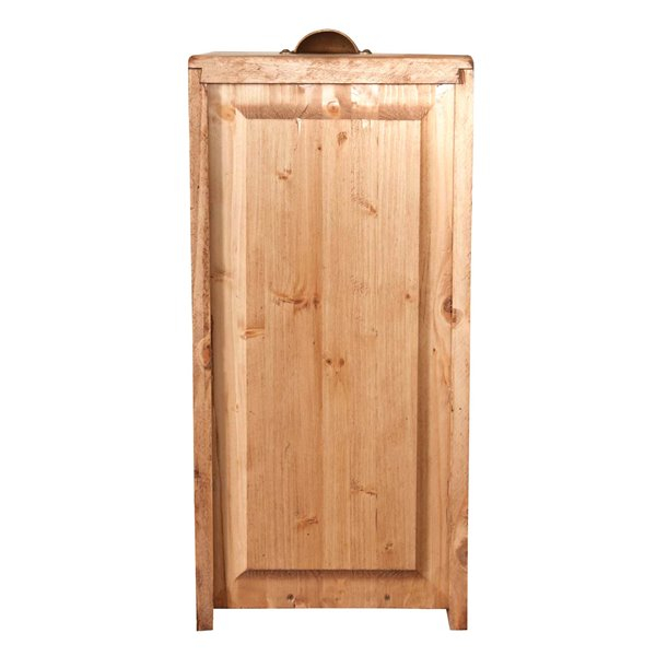 Banc de tamplar, L184*74*H92 cm, 4 sertare, natur antic, lemn masiv [4]