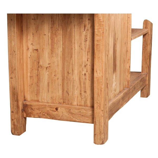 Banc de tamplar, L184*74*H92 cm, 4 sertare, natur antic, lemn masiv [11]