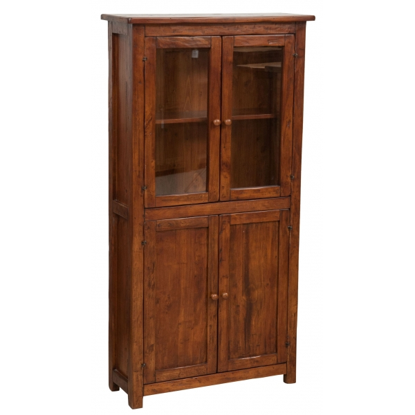 Vitrina, L68*25*H130 cm,  nuc  antic, lemn masiv [1]