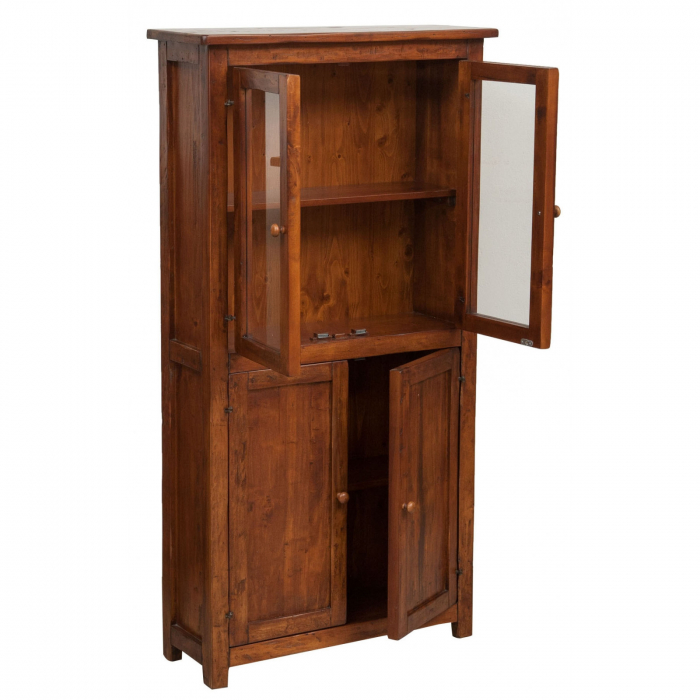 Vitrina, L68*25*H130 cm,  nuc  antic, lemn masiv [3]