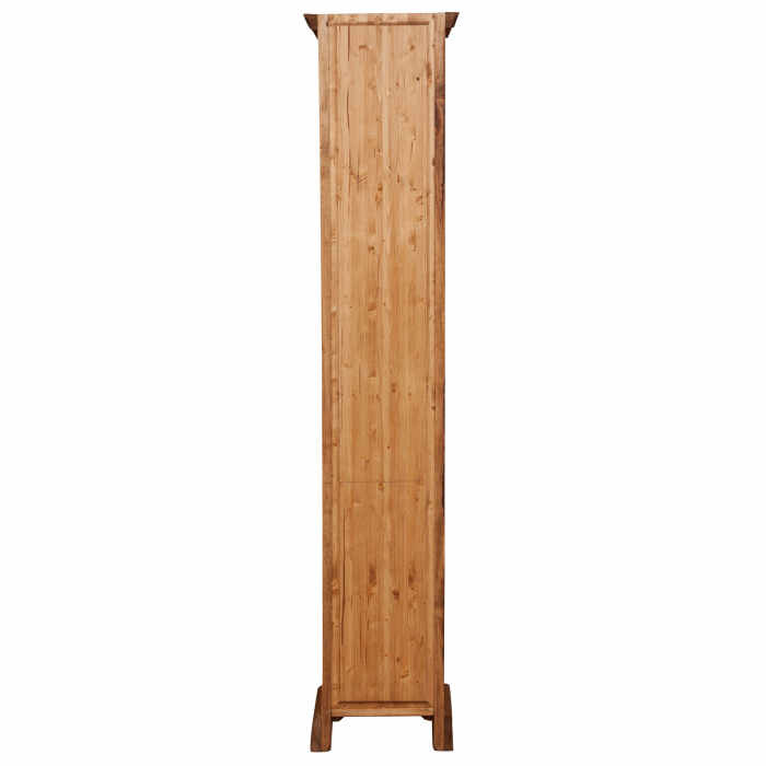 Bibliotecă mică, L40*30*H196 cm, natur antichizat, lemn masiv [6]