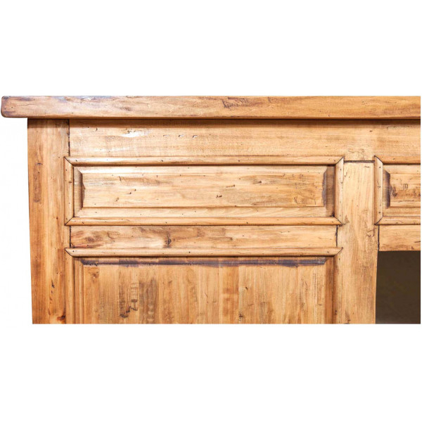 Birou, L300*90*H97 cm, natur antichizat,  lemn masiv [7]