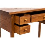 Birou,  L100*48*H80 cm, 5 sertare, nuc antic, lemn masiv [4]