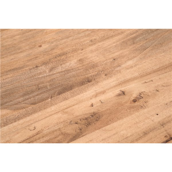 Birou,  L100*48*H80 cm, 5 sertare, natur antic, lemn masiv [4]