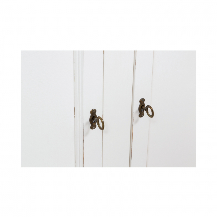 Bufet L110*45*H103 cm,  2 usi 2 sertare,  alb antic [5]