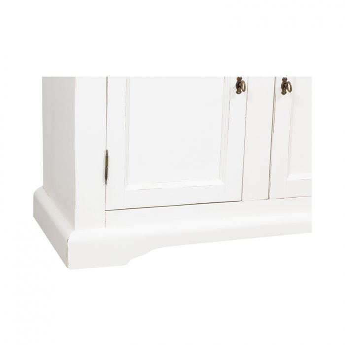 Bufet L110*45*H103 cm,  2 usi 2 sertare,  alb antic [3]