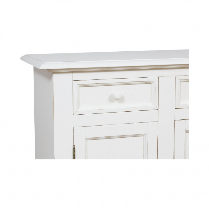 Bufet L110*45*H103 cm,  2 usi 2 sertare,  alb antic [4]