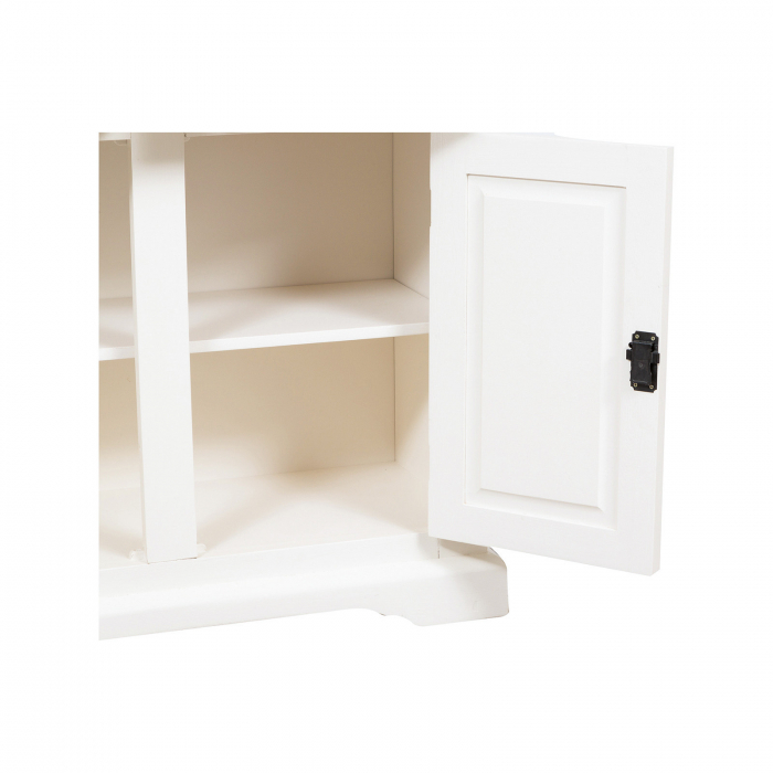 Bufet L110*45*H103 cm,  2 usi 2 sertare,  alb antic [8]
