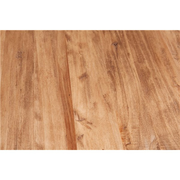 Bufet, L123*42*H92.5 cm, 2 usi 2 sertare, alb/natur antic [7]