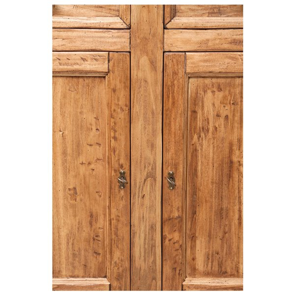 Bufet, L110*45*H103 cm,  2 usi 2 sertare, lemn masiv [6]