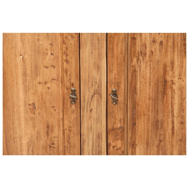 Bufet, L110*45*H103 cm,  2 usi 2 sertare, lemn masiv [5]