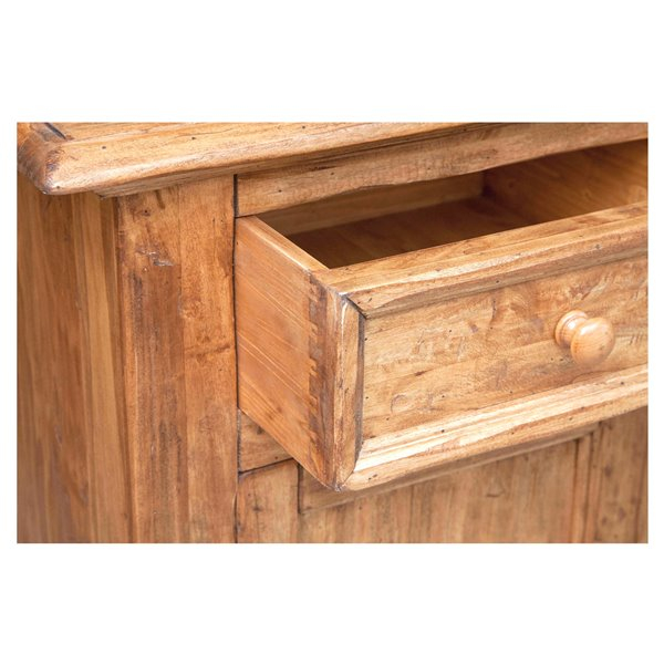 Bufet, L110*45*H103 cm,  2 usi 2 sertare, lemn masiv [7]