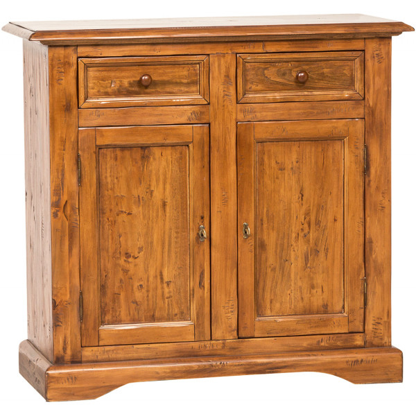 Bufet, L110*45*H103 cm,  2 usi 2 sertare, lemn masiv [1]