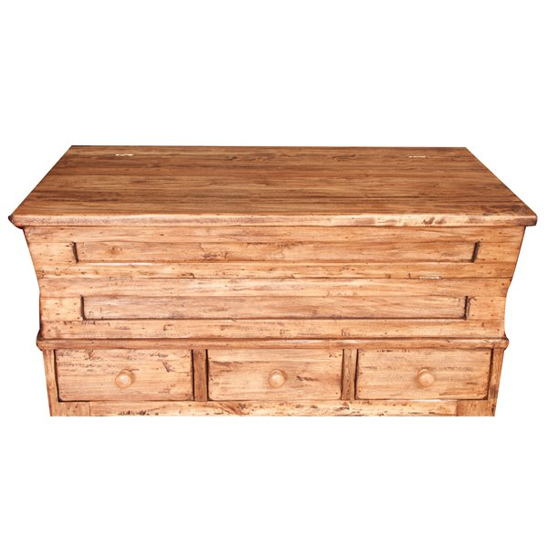 Bufet, L100*55*H101 cm,  2 usi 3 sertare, blat rabatabil, lemn masiv [10]