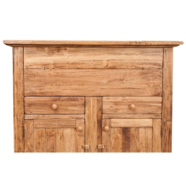 Bufet 2 usi, culoare natur, L115*48*102 cm [11]