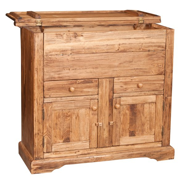 Bufet 2 usi, culoare natur, L115*48*102 cm [8]
