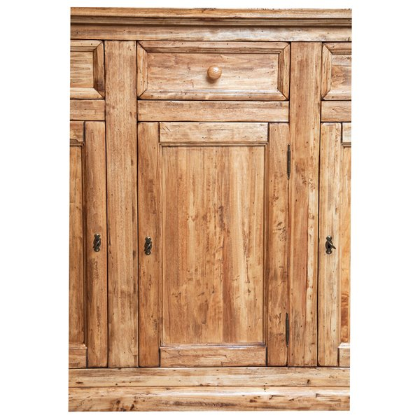 Bufet, L156*45*H103 cm, 3 usi 3 sertare, lemn masiv [4]